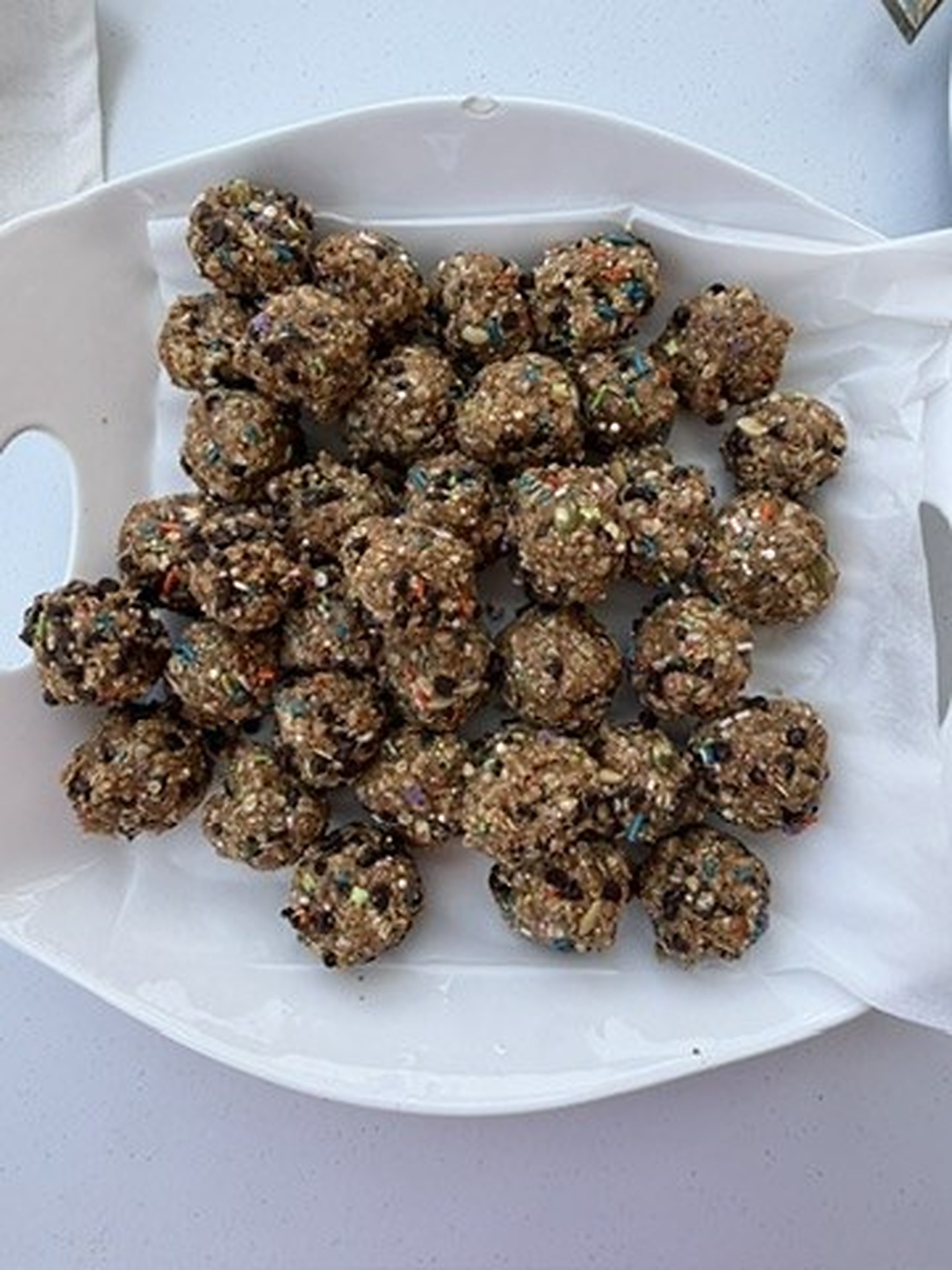 Homemade peanut butter energy balls