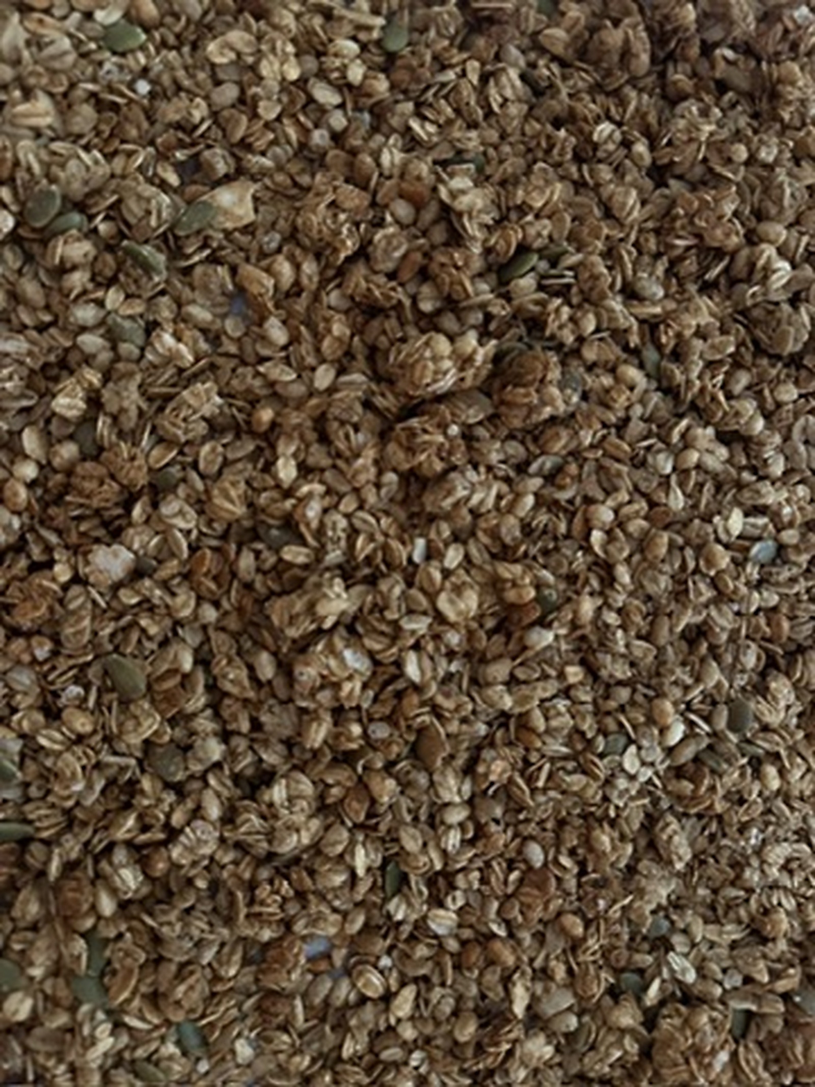 Close-up of homemade granola